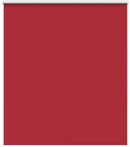 vidaXL Verdunkelungsrollo Rot 135x150cm Stoffbreite 131,6cm Polyester, Rollo, Klemmfix, Thermorollo, Verdunklungsrollo, Klemmrollo, Fensterrollo
