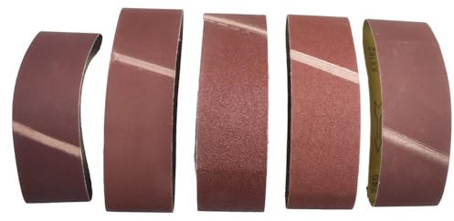 12 pezzi 75X457mm Nastri abrasivi 60/80/120/150/240/400 Grana Carta vetrata per levigatrice a nastro per lucidatrice a nastro Abrasive-Tools,75x457mm,12 pezzi