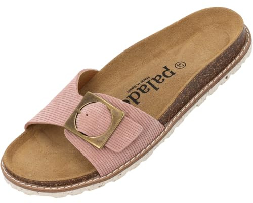 Palado Pantoletten Damen Sardo Corda - bequeme Sandalen Made in Spain - elegante Hausschuhe mit Kork-Fußbett - modische Sommerschuhe