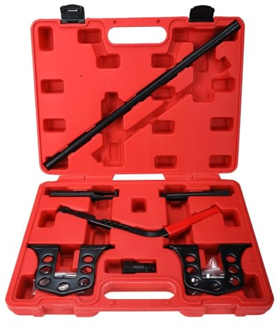 BOOMSTART Ventilfeder-Spannwerkzeug Set, OHV/OHC Ventilfederspanner für Benzin- & Dieselmotoren, Werkzeug zum Entfernen/Installieren von Ventilfedern mit Aufbewahrungskoffer