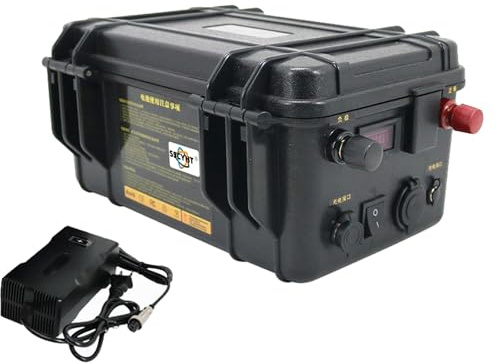 SSCYHT 24v 150ah, Batterie Lithium 24V 12V 60Ah 80Ah 100Ah 120Ah 150Ah 200Ah Batterie Remplacement Rechargeable pour voiturette de Golf, Bateau, Camping-Car, Caravane et Moteur pêche à la traîne