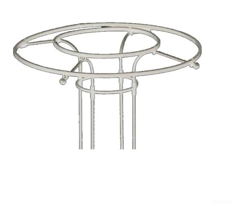 Treillis de jardin, cadre de support pour plantes arquées, grille d'escalade pour roses, clématites, légumes, décoration murale d'extérieur (90 cm)