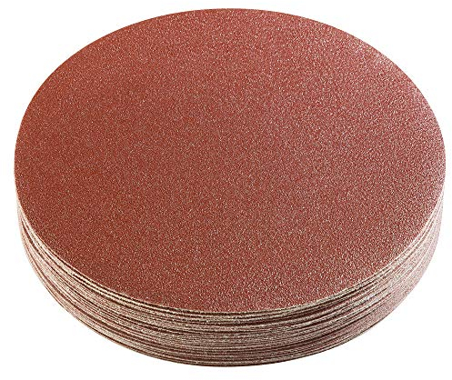 Arebos Disques Abrasif Velcro pour Ponceuse Girafe | Diametre 225 mm | P80-240 | 5 Disques Abrasifs à Grain 80-100 - 120-150 - 180 et 240