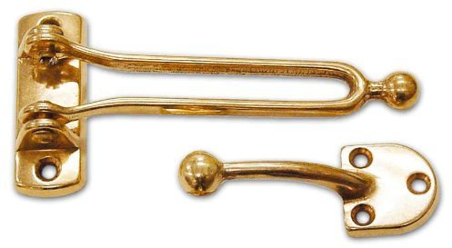 Gancio di Sicurezza in Ottone Bronzato per Porta