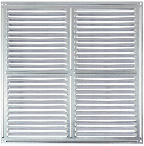 Brinox B70570A - Rejilla de ventilación (30 x 30 cm) color aluminio