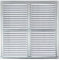Brinox B70570A - Rejilla de ventilación (30 x 30 cm) color aluminio