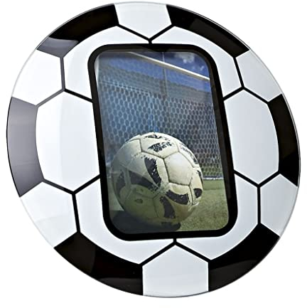 Ten FOTORAHMEN Fussball für Fotos 13x18cm cod.EL1396 cm 18x13x1h diam.25,5 by Varotto & Co.