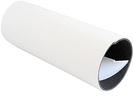 La Ventilazione HE3430 HE3430-Y Silencieux acoustique hélicoïdal pour trous de ventilation, blanc, 300 mm-120 mm, ø 120/125 mm