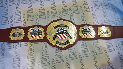 Wrestling Replica Belts New Replica IWGP United States Champion Gürtel, Erwachsenengröße & Metallplatten
