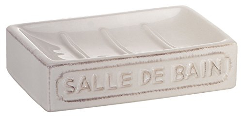 Gedy Vivienne Porte-Savon en céramique Blanc Taille Unique