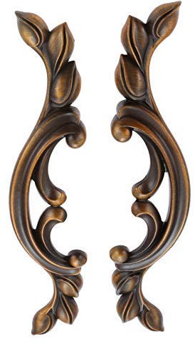 Mgoodoo 2Pcs Cupboard Handles Vintage Pull Handles for Door Dresser Cupboard Closet Drawer Cabinet Kitchen Handles, 96mm Furniture Hardware