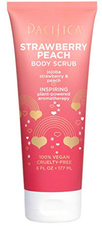 Pacifica Stawberry Peach Körperpeeling, Pink, 180 ml