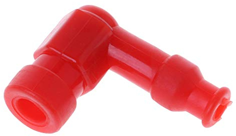 qiuxiaoaa Hochleistungs-Zündkerzenstecker für 50Cc 110Cc 125Cc 140Cc 150Cc 160Cc Dirt Pit Bike ATV Quad Buggy Roller Motorrad Motorrad Motorrad Zündkerzenkappe Rot
