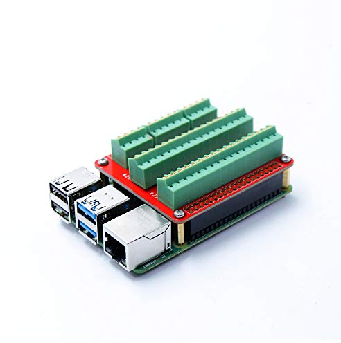 Treedix Spring Screw Terminal Block Breakout Board RPi GPIO Expansion Solderless Board Module Compatible with Raspberry Pi