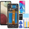 ZTOOYO für Samsung Galaxy A12 Display für Samsung Galaxy A12 Nacho Display Mit Rahmen SM-A125F SM-A127F SM-A125U SM-A127U Reparatur Digitizer Touchscreen Assembly mit Werkzeug