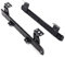 Height-Adjustable Under-Counter Computer Keyboard Drawer Tray with Double Row Solid Stell Balls Quiet Easy-Glide Sliding keyboard slide out tray rails under desk heavy duty