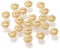 BENECREAT 150PCS 18K Gold Plated Spacer Beads Flower Metal Spacer Beads for Jewelry Making Findings and Craft Work, 4.8x1.5mm (Hole: 1.2mm)