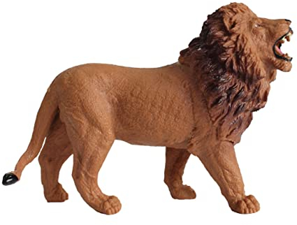 Mini Animal Adventure Replica - Löwe von Deluxebase Kleine realistische Spielzeugfigur, die ein ideales Safari-Tierspielzeug für Kinder ist