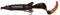 Savage Gear Gummiköder zum Hechtangeln, 17cm, 47g, 3D Hybrid Pike Slow Sink, Motor Oil, 1 Stück