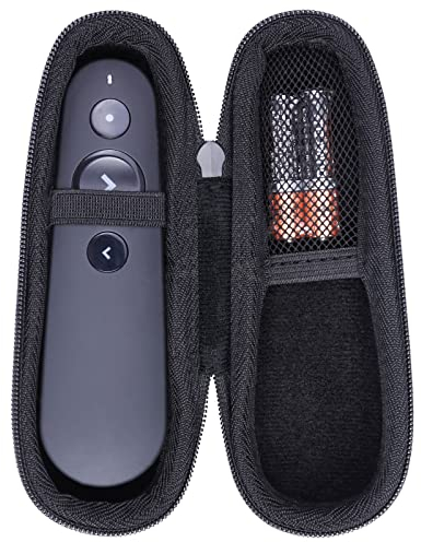 co2CREA Hart reiseschutzhülle Etui Tasche für Logitech R500 R500S Laser-Präsentationsfernbedienung, Nur Tasche