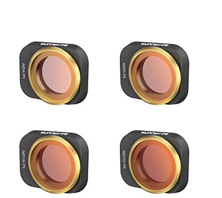 Mini 3 Pro Drohnen-Kameraobjektivfilter MCUV CPL ND4 ND8 ND16 ND32 ND/PL-Filter-Set für DJI Mavic Mini 3 Pro Drohnenzubehör (4 ND-PL Filter)