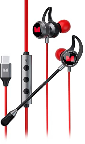 Monster SG12 2MNEB1725B0L2 - Cuffie da gioco con cavo USB-C, con microfono integrato e controllo del volume, cuffie da gioco Virtual 7.1, con cancellazione del rumore, compatibili con USB di tipo C,