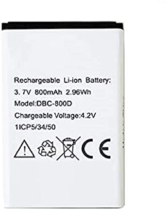 Batterie au lithium rechargeable pour téléphone Doro modèles 6520, 506, 508, 6030, 510, 715, 510, 6525, 6031, 500 g/m², 6051, 6171, 6526, 6050-800 mAh