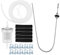 Tongdejing 18pcs Car Tank Extractor Fuel Standpipe Set, Auxiliary Diesels Heating Fuel Line with Petrol Filter, Fit For Eberspacher Webasto, Fuel Standpipe, Auxiliary Heater, Fuel Hose Clip Kit