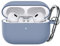 JETech Aufgerüstet Silikon Hülle für AirPods Pro (2./1. Generation 2023/2022/2019) mit Schlüsselanhänger, Hart PC Innenleben, Stoßfeste Schutzhülle, Front LED Sichtbar (Alaska Blau)