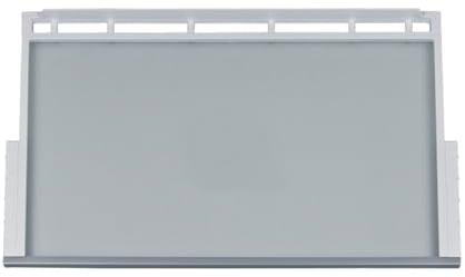 ensipart Glasplatte mit Rahmen für Kühlschrank kompatibel mit Bosch 00748397 Ablageplatte aus Glas 471x306 mm für KühlGefrierKombiantion