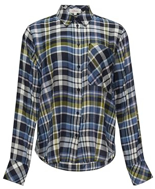 s.Oliver Karierte Hemdbluse aus Viskosemix