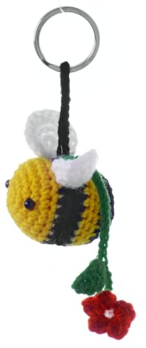 By Bers Frosch Kuh Bärchen gehäkelter Anhänger Schlüsselanhänger Taschenanhänger Häkel Wolle Tier lustig (BieneHäkel)