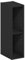 Furinno Fulda Bibliothèque avec Étagère de Rangement Peu Encombrante à 2 Niveaux, Largeur 15 cm, Bois Noir