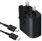 45w Samsung Charger - Supplied with UK Plug and 1m USB C Cable - Samung Super Fast Travel Adapter Charger - for Samsung Galaxy S23 Ultra S22 S21fe S20 A33 A53 A52 A54 A14 A13 Z Flip/Fold 4,USB (45w)