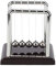 LetCart Newton Pendel, Klassisches Newton Kugelstoßpendel, Quadratische Form Balance Pendel Ball Spielzeug Home Office Schreibtisch Tisch Ornament Geschenk (S)