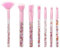 Namvo Pinceau de Maquillage sirène dégradé Pinceau de Maquillage en Queue de Poisson plaqué Or Outil de beauté à Paillettes en Cristal Ensemble de pinceaux de Maquillage à Paillettes en Cristal a