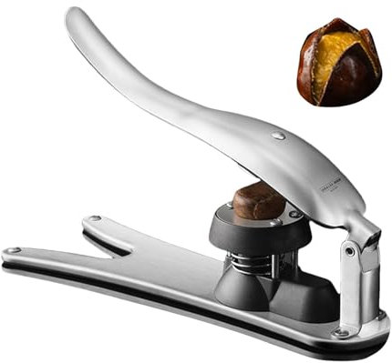 Outil casse-noix, ouvre-châtaignes, ouvre-noix, coupe-châtaignes Pince à noix avec poignée antidérapante, outil pour craqueler les noix de pécan, outils de cuisine pour éplucher et ouvrir toutes les n