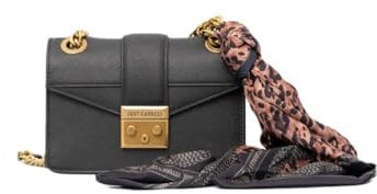 Just Cavalli Tasche Foulard Iconic 77RA4BI2 ZS766 Farbe Schwarz 899, Schwarz