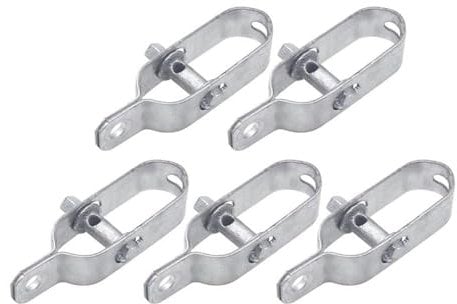 Tenditore del Filo in Acciaio Zincato,Tenditore Fune Metallica,Tendifilo per Recinzione,Regolatore Filo da Giardino,Tendifilo Stendibiancheria,per Recinzione,Rete,Stendibiancheri,Pali da Giardino,5pc