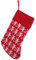 GMBYLBY Strick-Weihnachtsstrumpf, Süßigkeiten, Geschenke, Socken-Ornamente für Baumfeiertage