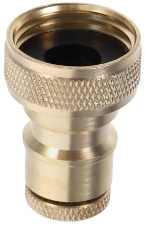 OSALADI Schlauchkupplung Waschmaschinen-zulaufadapter Messing Schlauchbefestigung Wasserhahn Gartenschlauchadapter Ersatzteil Reparatur Wasserschlauchfitting Anti-fall-design