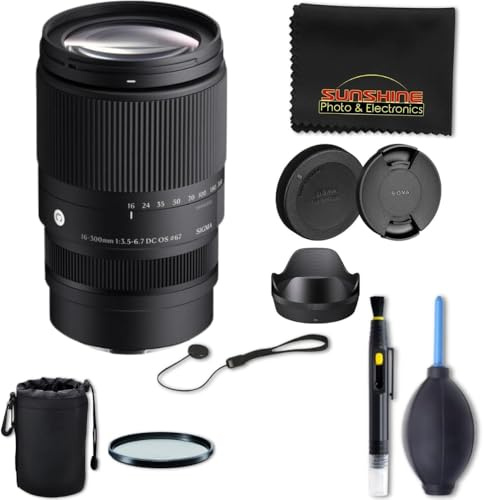 Sigma Obiettivo Contemporary 16-300mm f3,5-6,7 DC OS per Sony E con kit di protezione avanzato