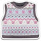 New Knitted Sweater Pattern Mouse Pad, Cute Sweater Vest Print Mouse Pad, Nice and Cute Desk Decor with Non-Slip PU Base for Home Office Working Studying (C, 23 * 23cm)