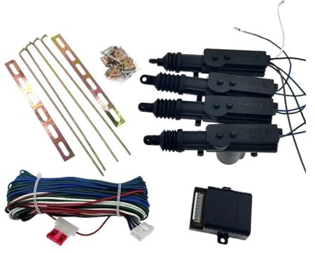 BQHHWTZ Universelles Zentralverriegelungssystem, 12 V, 4001, für Autotürschloss und Montagehalterung