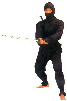S.B.J - Sportland Ninja Anzug schwarz, Gr. 200 cm