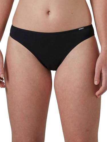 Skiny Damen Essentials Rio Brazilian Slip, Schwarz (Black 7662), 40