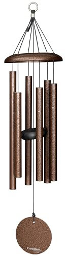 Corinthian Bells by Wind River Windspiel für Terrasse, Hinterhof, Garten und als Außen-Dekoration, aus Aluminium, 68,6 cm, Kupferadern (Copper Vein), hergestellt in den USA
