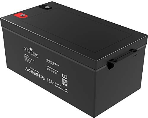 Offgridtec AGM 260 Ah 20HR 12 V – Batteria solare estremamente resistente ai cicli 1006