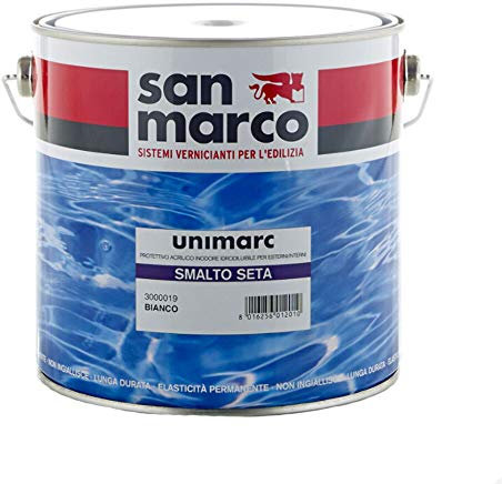 Unimarc smalto seta PROTETTIVO ACRILICO INODORE IDRODILUIBILE SATINATO LT 1 BIANCO