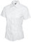 Uneek Clothing Ladies Poplin Half Sleeve Shirt - White - 4XL